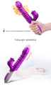 Clit Licking & Thrusting Rabbit Vibrator, Realistic Tongue Dildo, G-Spot Stimulator