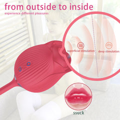 G-Spot Flapping & Clit Sucking Rose Vibrator, Realistic Dildo Stimulat Kemelia G-Spot Flapping & Clit Sucking Rose Vibrator, Realistic Dildo Stimulat Kemelia