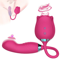 nude personal lubricant In Bloom Pulsating Rose Vibrator - Hott Love main image 1