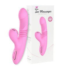 Thrusting Dildo Rabbit Vibrator, Clit Sucking Handsfree Double Stimula Kemelia Thrusting Dildo Rabbit Vibrator, Clit Sucking Handsfree Double Stimula Kemelia