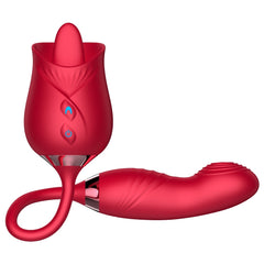 Licking Vibrator Rose Toy & G-Spot Fingering Stimulator Kemelia Licking Vibrator Rose Toy & G-Spot Fingering Stimulator Kemelia