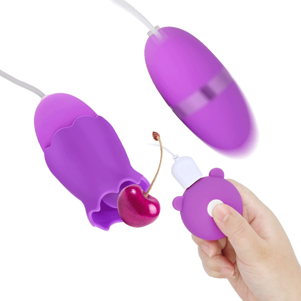 20 Speed Nipple Sucker Clitoris Stimulator Tongue Licking Vibrator Breast Enlarge Vibrator