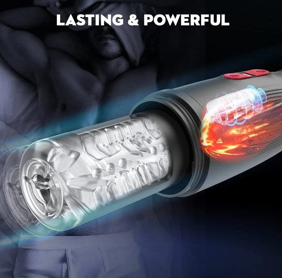 Rotating&Thrusting&Stroking Electric Masturbator, Automatic Handsfree Stroker Kemelia Rotating&Thrusting&Stroking Electric Masturbator, Automatic Handsfree Stroker Kemelia