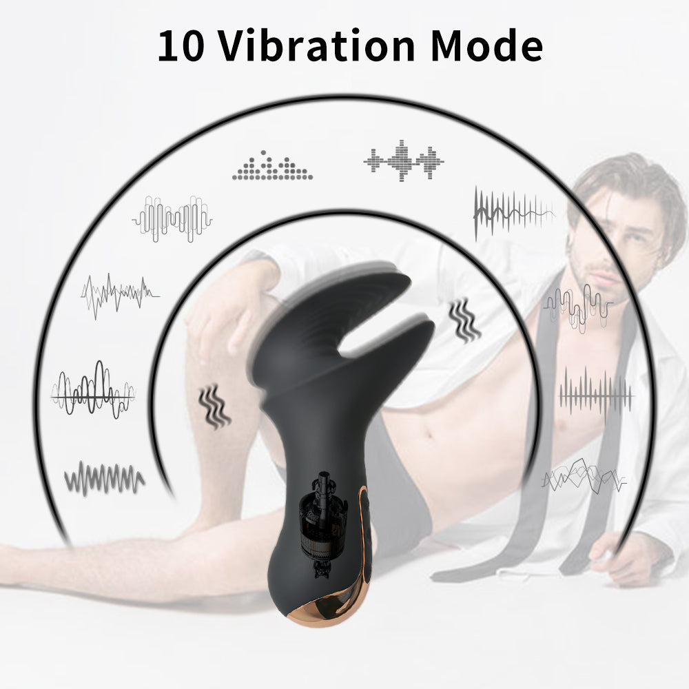 Penis Training Masturbator, Vibrating Edging Stimulator, Sex Endurance Trainer