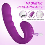 Load image into Gallery viewer, 360° Rotating Rabbit Vibrator, Clit Licking G-Spot Stimulator, Nipples Massager
