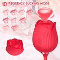 Rose air pulsation SUCKER with VIBRATOR