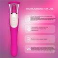 Clit Pump Sucking & Licking Vibrator, 3-in-1 G-Spot Vibrator