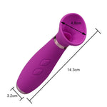 Load image into Gallery viewer, Clit Enlarger Nipples Pump, Suction Clit Stimulator &amp; Licking Vibrator
