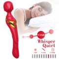 Wand Massager for Clitoral Stimulation, 2-in-1 G-Spot Vibrator for Women's Pleasure