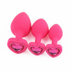 Heart Shaped Butt Plug - Diamond Butt Plug For Men, Prostate Massage A Kemelia Heart Shaped Butt Plug - Diamond Butt Plug For Men, Prostate Massage A Kemelia