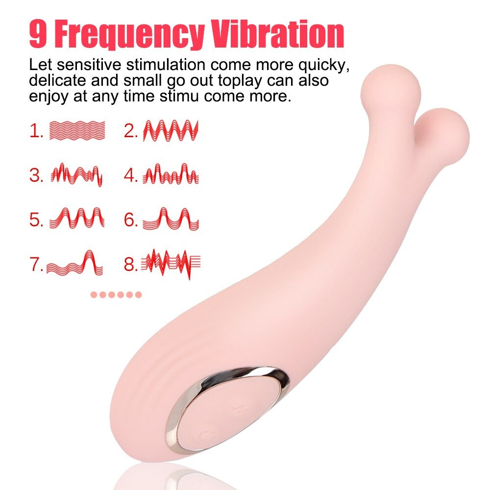 9 Mode G Spot Vibrators for Women Sex Toy Double Vibrating Vagina Massager