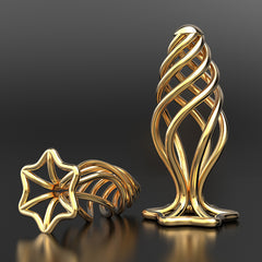 Hollow Spiral Anal Plug, Stainless Metal Butt Plugs (Different Sizes A Kemelia Hollow Spiral Anal Plug, Stainless Metal Butt Plugs (Different Sizes A Kemelia