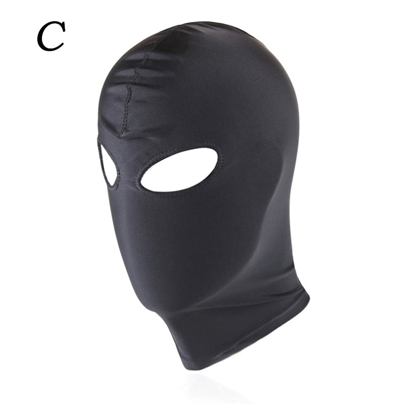 1/2/3 Hole Men Women Adult Spandex Open Mouth Face Eye Head Mask Costume