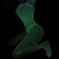 New Party Exotic Luminous Fluorescence Mesh Lace Hollow Out Slim Bodysuits