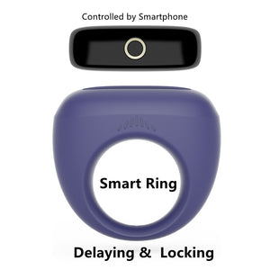 Smart Wearable Penis Ring Sex Toy Bluetooth Vibrator Kemelia Smart Wearable Penis Ring Sex Toy Bluetooth Vibrator Kemelia