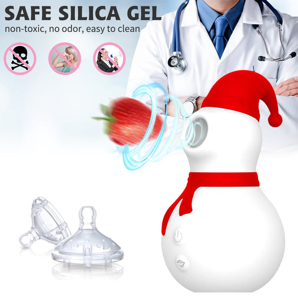 Clit Sucking Vibrator, Mini Snowman Vibrator for Women Kemelia Clit Sucking Vibrator, Mini Snowman Vibrator for Women Kemelia