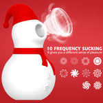 Load image into Gallery viewer, Clit Sucking Vibrator, Mini Snowman Multi Sucking modes Vibrator
