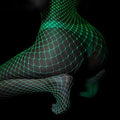 New Party Exotic Luminous Fluorescence Mesh Lace Hollow Out Slim Bodysuits
