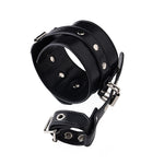 Load image into Gallery viewer, bondage kit - Black Leather Wrists Handcuffs
