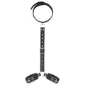 Neck to Wrist Restraints kit -  Back Handcuffs Collar, Adjustable Bondage Set