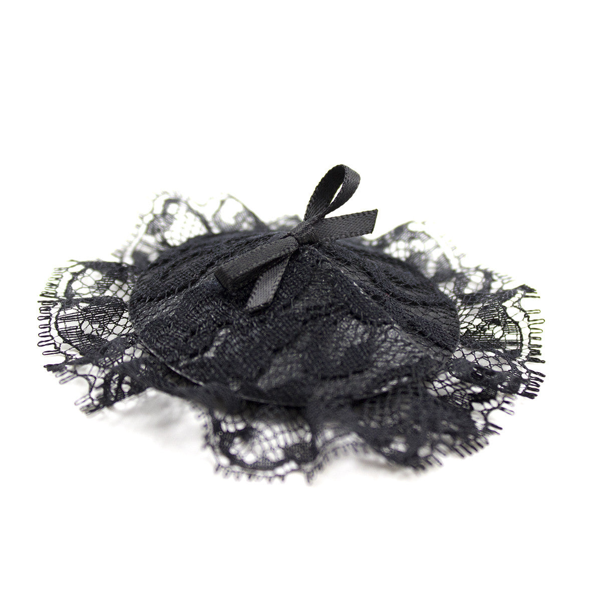 Black Adhesive Lace Nipple Covers