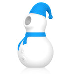 Load image into Gallery viewer, Clit Sucking Vibrator, Mini Snowman Vibrator for Women, color blue
