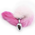 Sexy Faux Fox Metal Butt Plug Tail Set with Hairpin Kit Butt Plug Anal Tail Penis Massager