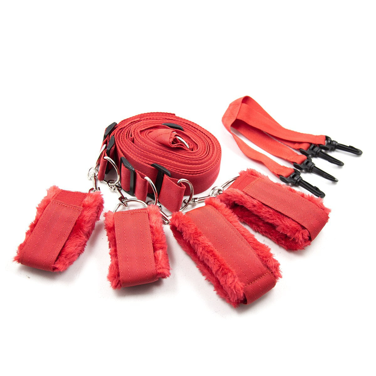 Fun Fetish Toys Furniture Plush Handcuffs Bed Bindings Leg Restraints ...