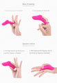 Adult Sex Massage Stick Gold Finger Snap Vibration Finger Sleeve Mini G-spot Female