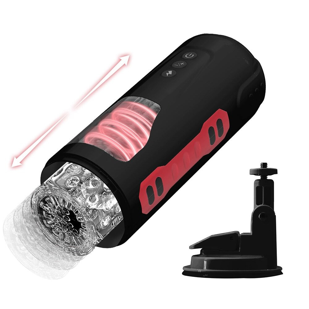 Automatic Male Masturbator - 7 Powerful Thrusting & Rotating Stroking Kemelia Automatic Male Masturbator - 7 Powerful Thrusting & Rotating Stroking Kemelia