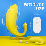 Load image into Gallery viewer, Banana Invisible Wear Panties Vibrator for Couples 9 Mode G Spot Vagina Ball
