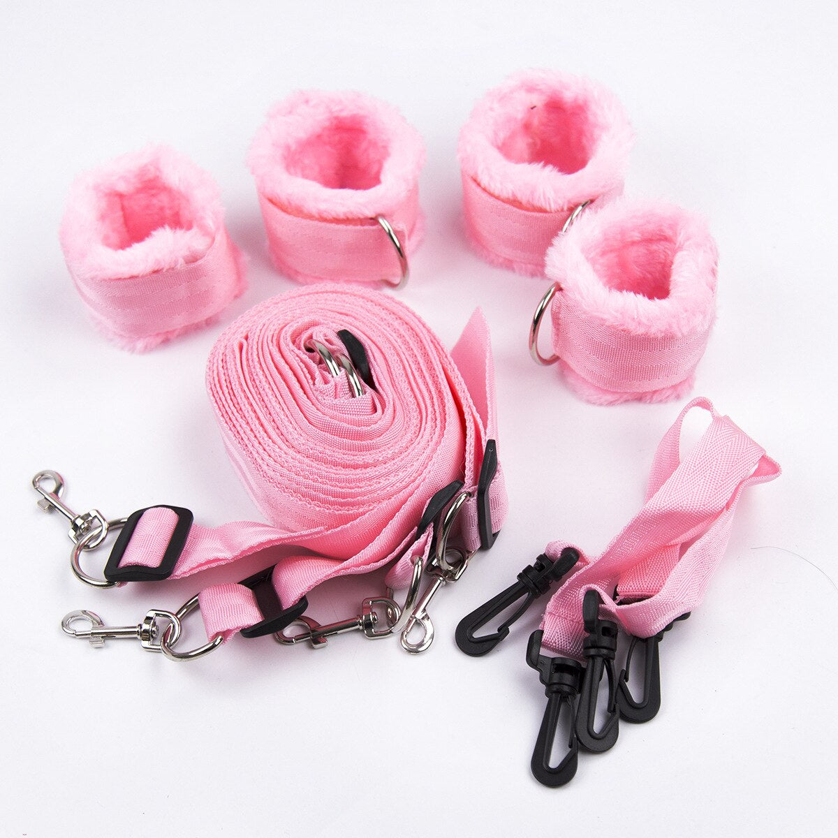 Fun Fetish Toys Furniture Plush Handcuffs Bed Bindings Leg Restraints ...