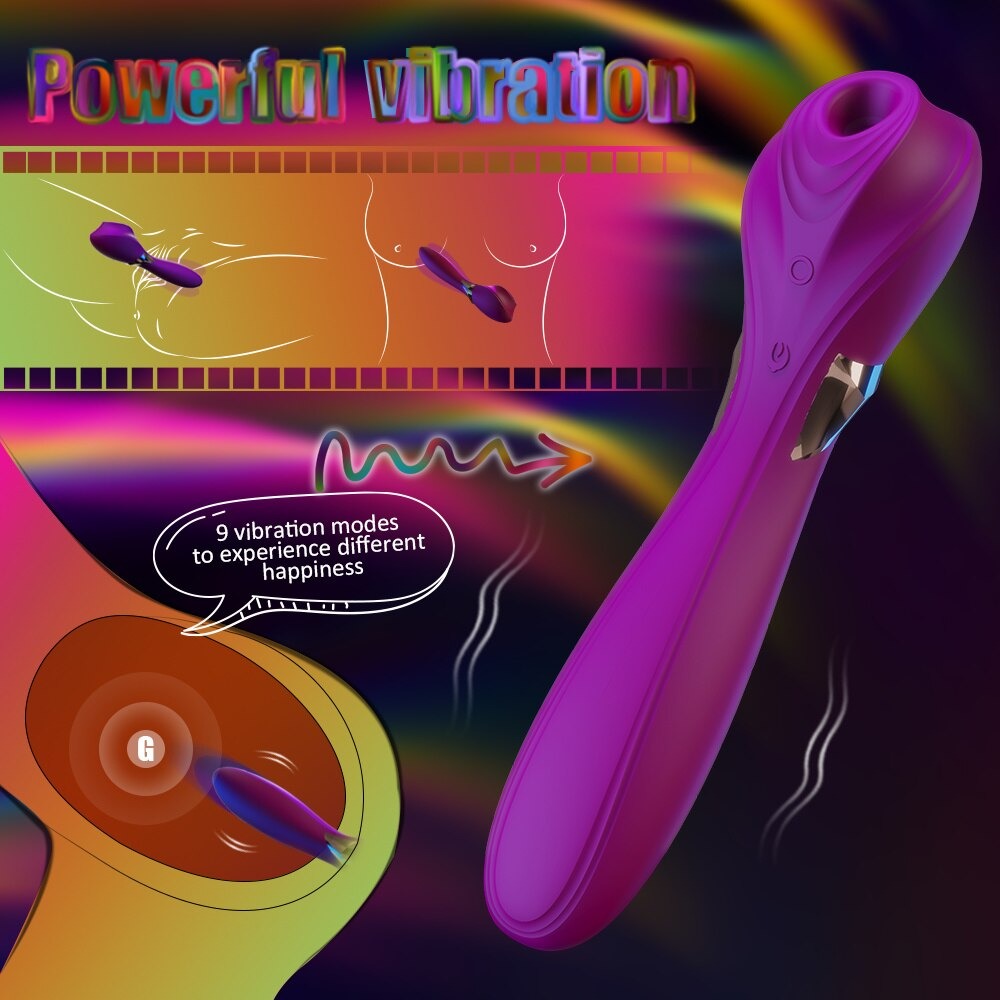 Clitoral Sucking Vibrator For Women Clit Massaging With 9 Sucking Modes