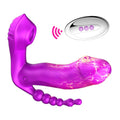 Remote Anal Beads EXVOID Rabbit Vibrator,  Wearable Dildo Clit Stimulator