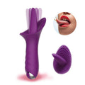 EXVOID Tongue Vibrator Silicone Breast Massager Clitoris Stimulator Oral Licking