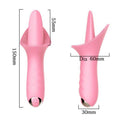 EXVOID Tongue Vibrator Silicone Breast Massager Clitoris Stimulator Oral Licking