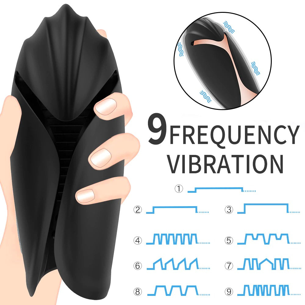Male Masturbator Vibrator Penis Delay Trainer Delay Ejaculation Oral Climax Glans