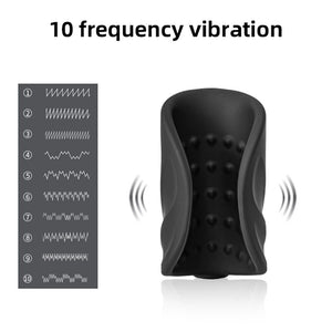 Penis Trainer Vibrator, Cock Glans Stimulator, Sex Endurance Masturbator, Prolong Ejaculation, 10 frequency