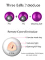 Kegel Training Ben Wa Balls, Remote Control Vibrating Egg, Venus Balls for Women