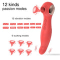 Vagina Sucking Vibrator 12 Speeds Vibrating Sucker Oral Sex Suction Clitoris Stimulator