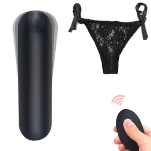 Black Hands Free Quite Vibrate Pants HiddenV ibrating Underwear Vegina Culotte Strap